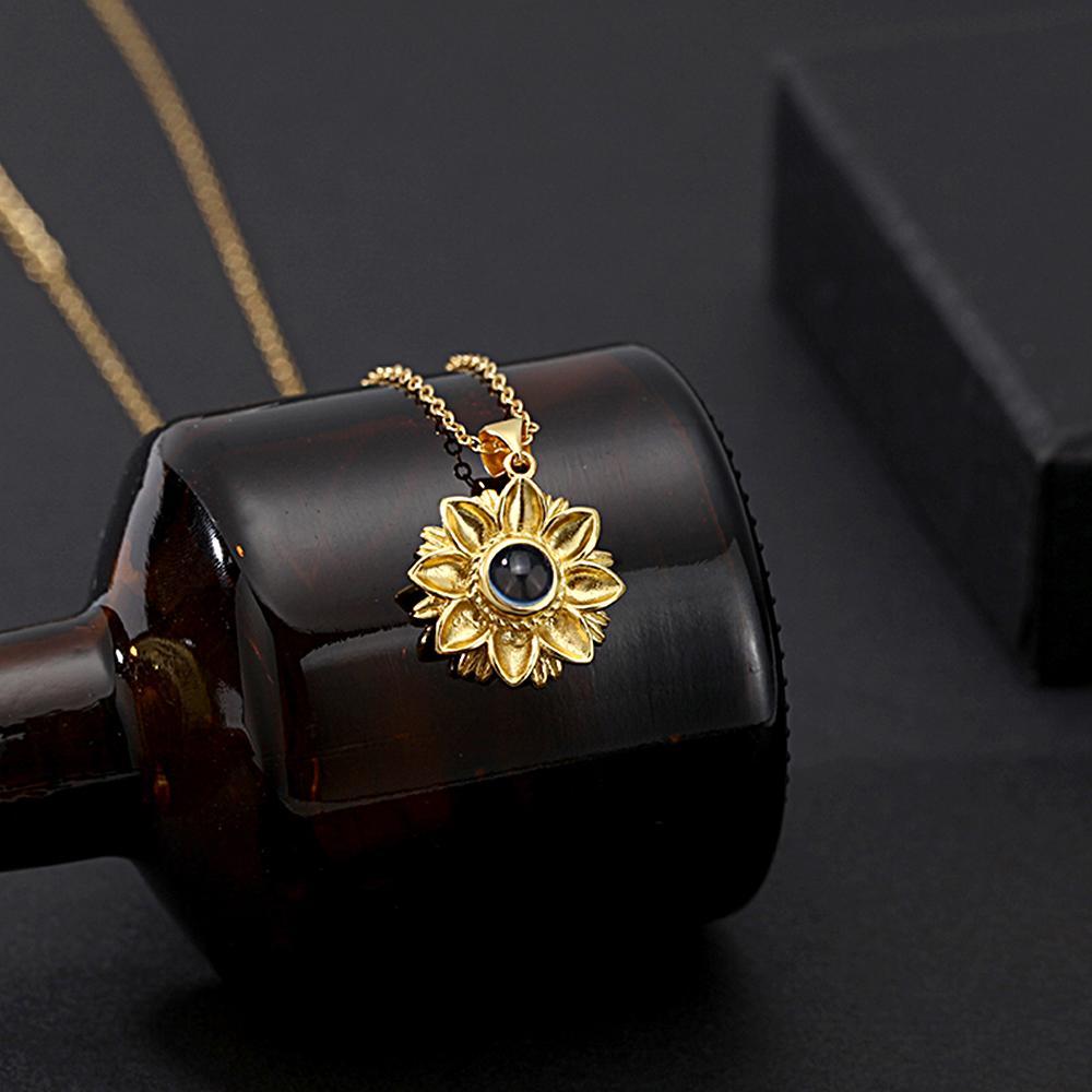 Personalized Picture Projection Necklace with Special Shaped Gift for Favourite Person - soufeelau