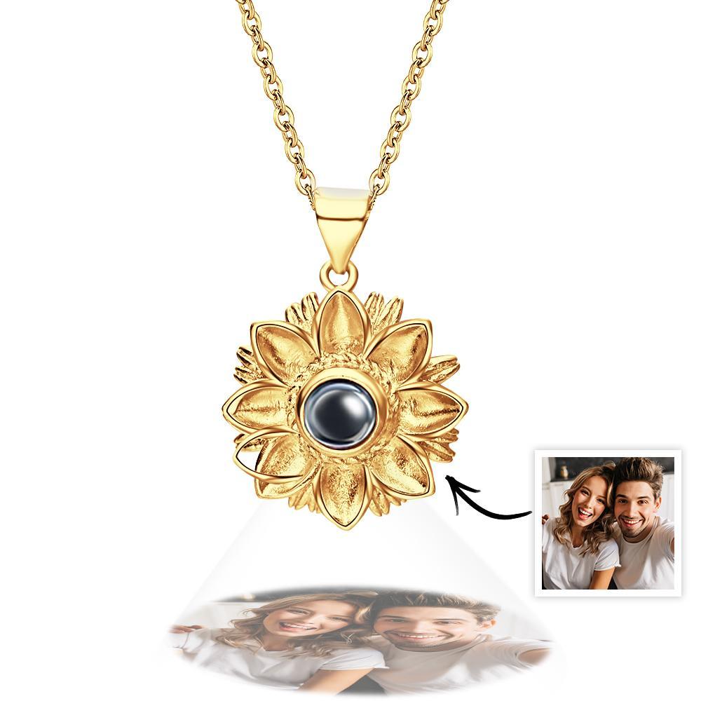 Personalized Picture Projection Necklace with Special Shaped Gift for Favourite Person - soufeelau