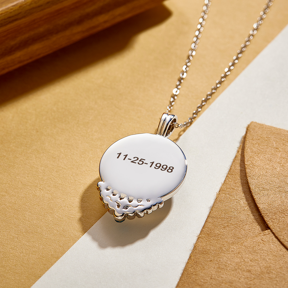 Custom Classic Birthstone Necklace Gift For Her - soufeelau