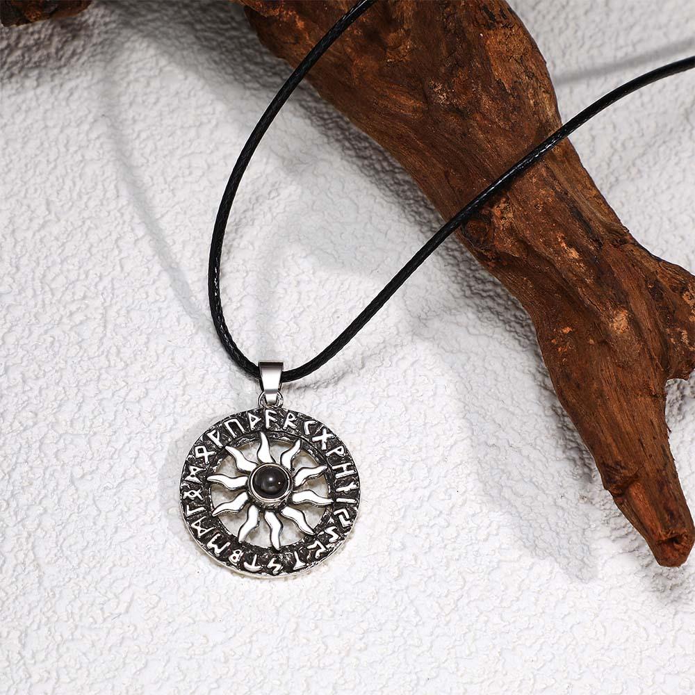 Custom Projection Necklace Vintage Hip Hop Gift for Men - soufeelau