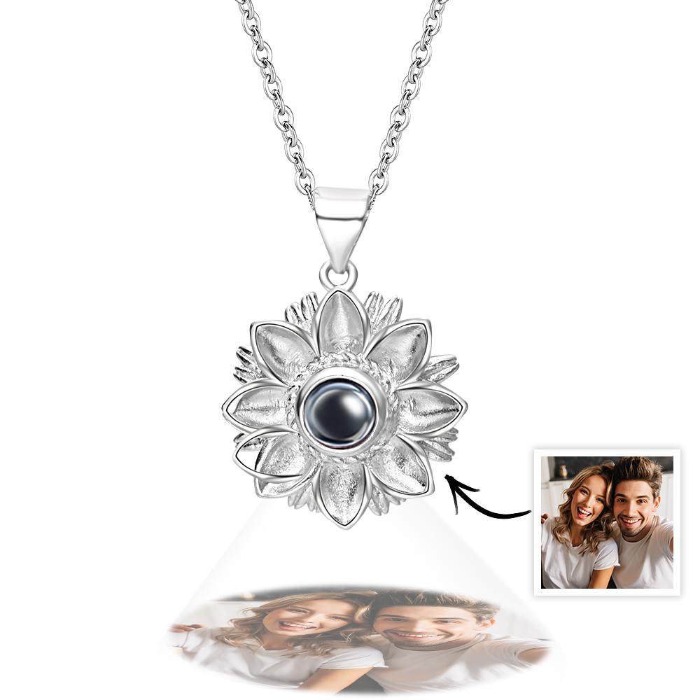 Personalized Picture Projection Necklace with Special Shaped Gift for Favourite Person - soufeelau