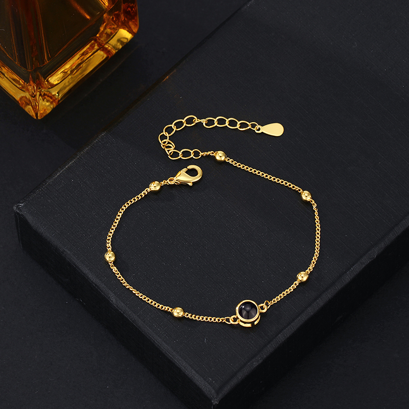 Personalized Projection Picture Bracelet Simple Christmas Gift For Her - soufeelau