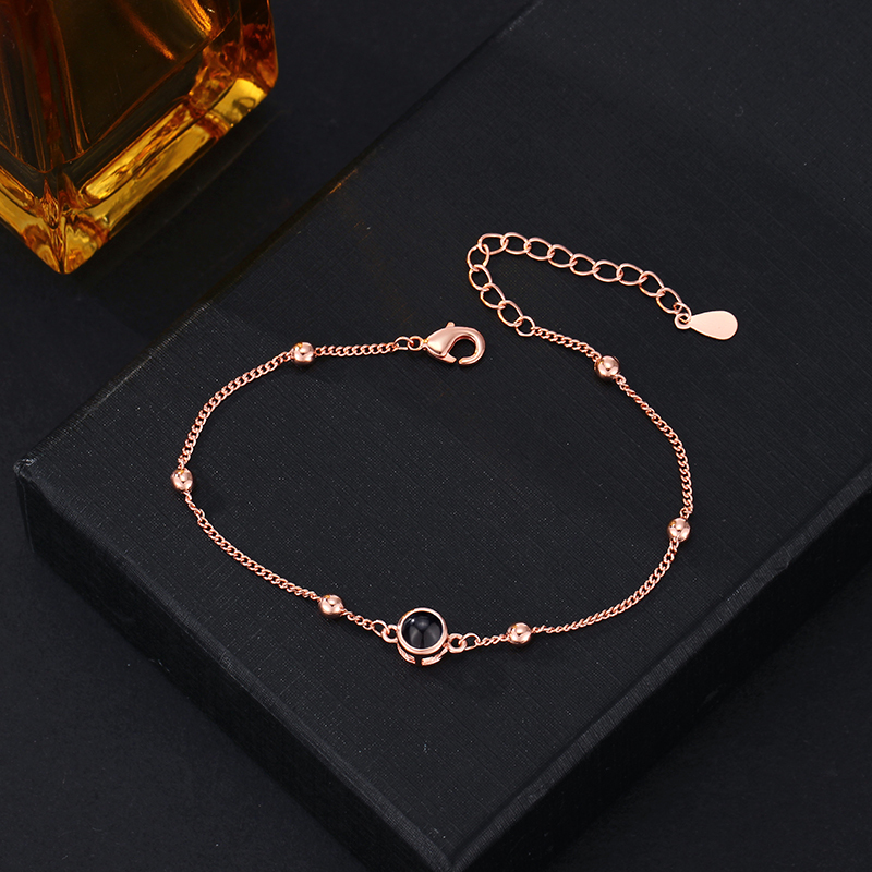 Personalized Projection Picture Bracelet Simple Christmas Gift For Her - soufeelau