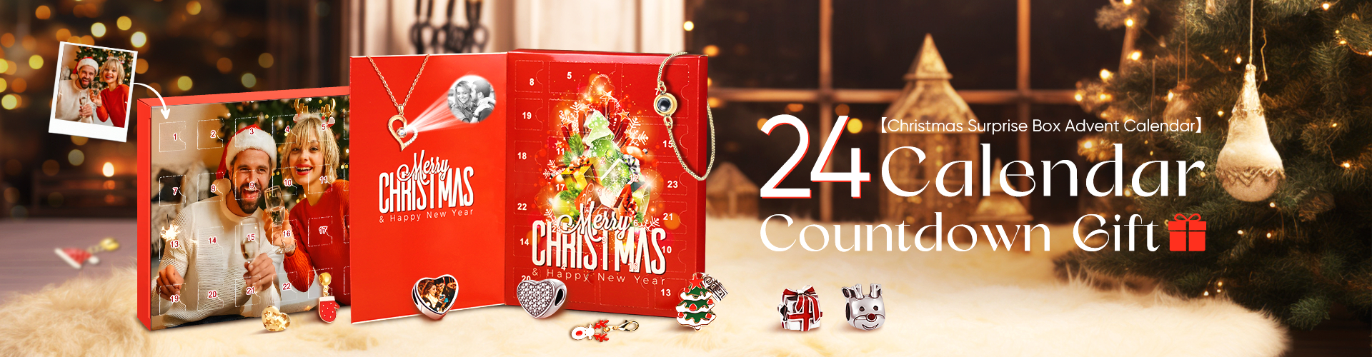 Christmas 24-Day Calendar Countdown Gift is a f...