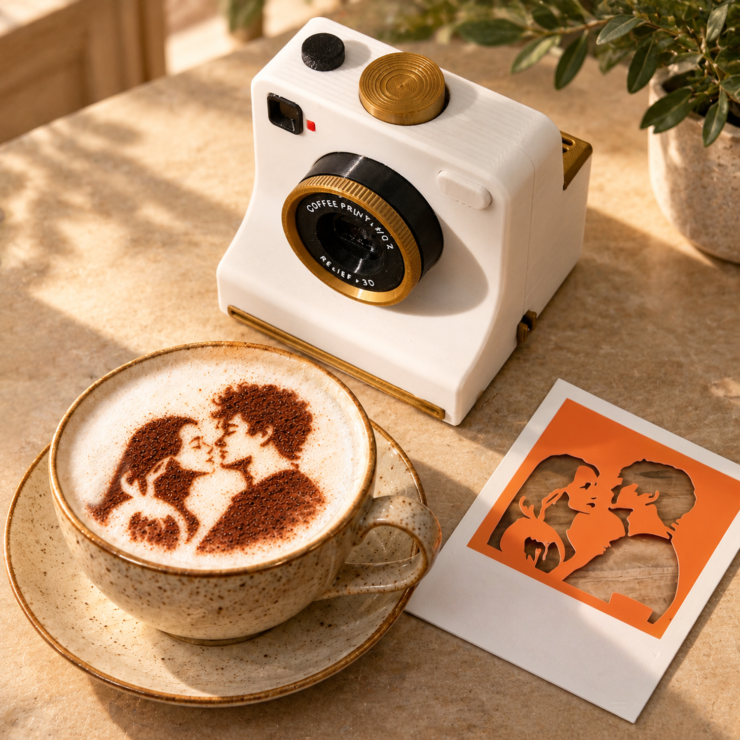 Custom Photo Coffee Art Printer – Personalized Latte Art Machine for Photos, Portraits & Creative Coffee Designs - soufeelau
