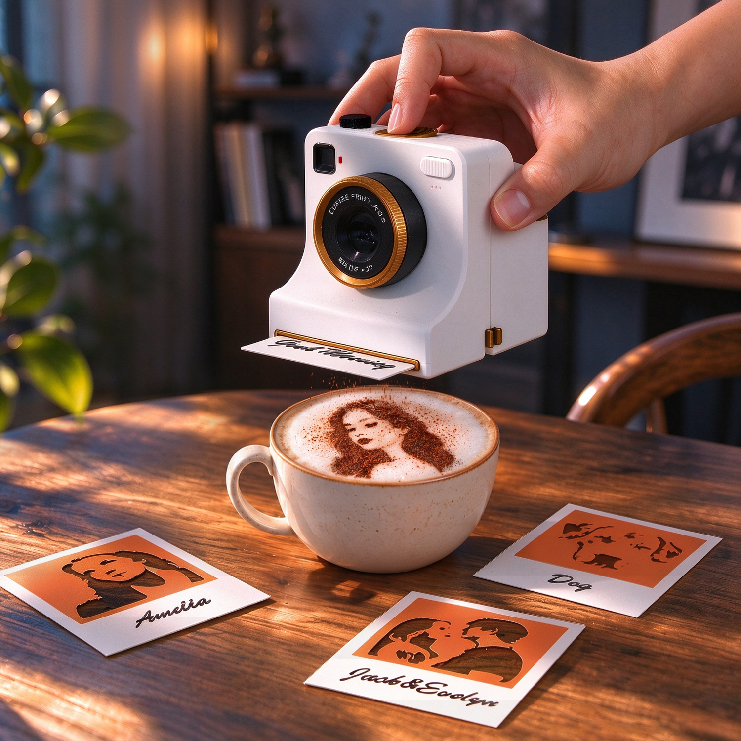 Custom Photo Coffee Art Printer – Personalized Latte Art Machine for Photos, Portraits & Creative Coffee Designs - soufeelau