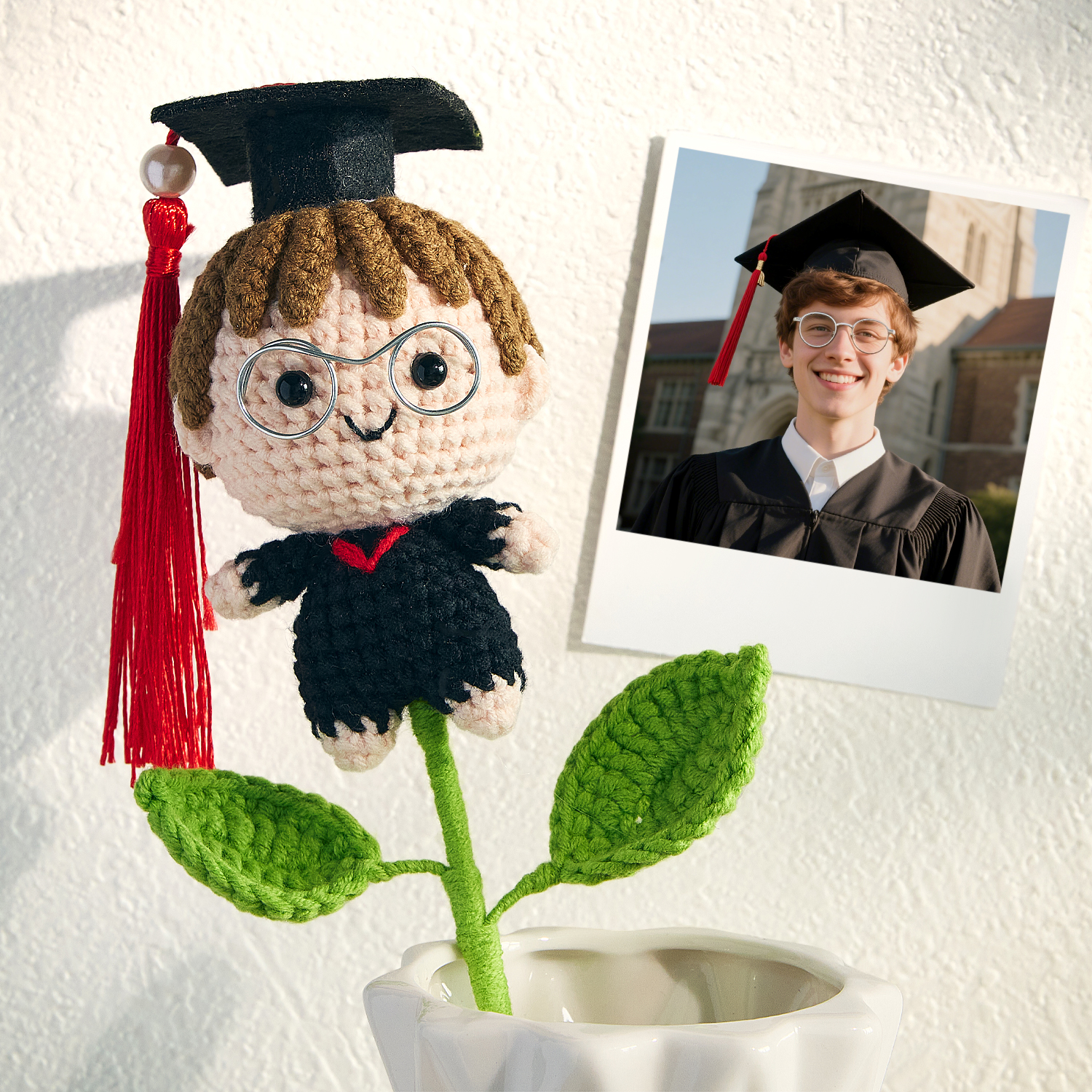 Graduation Gifts Handmade Crochet Dolls with Personality - soufeelau