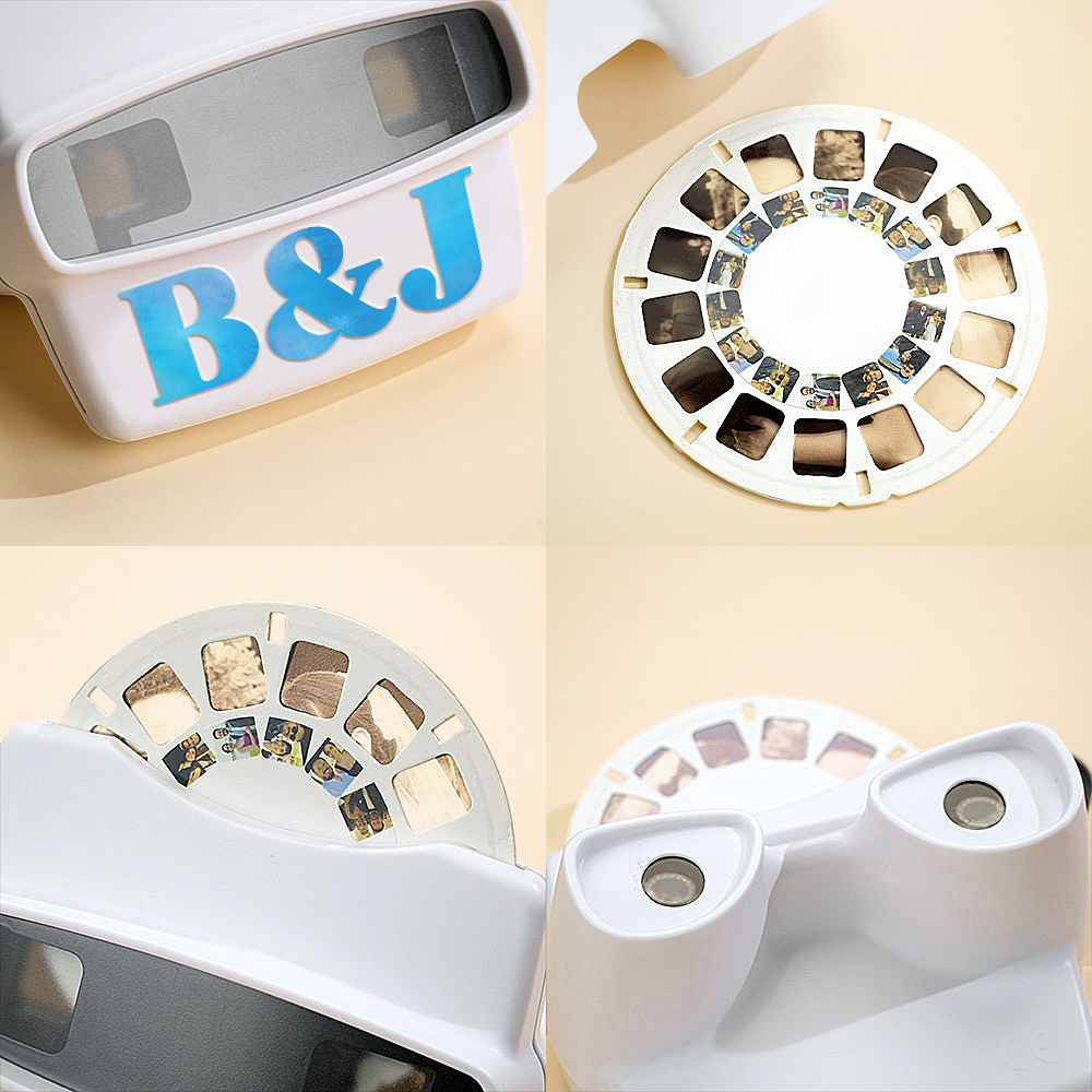 Custom 3D Viewfinder and Reel Personalized Gift with your own photos Text and Photo Viewer Multiple Films Available Gifts Idea - soufeelau