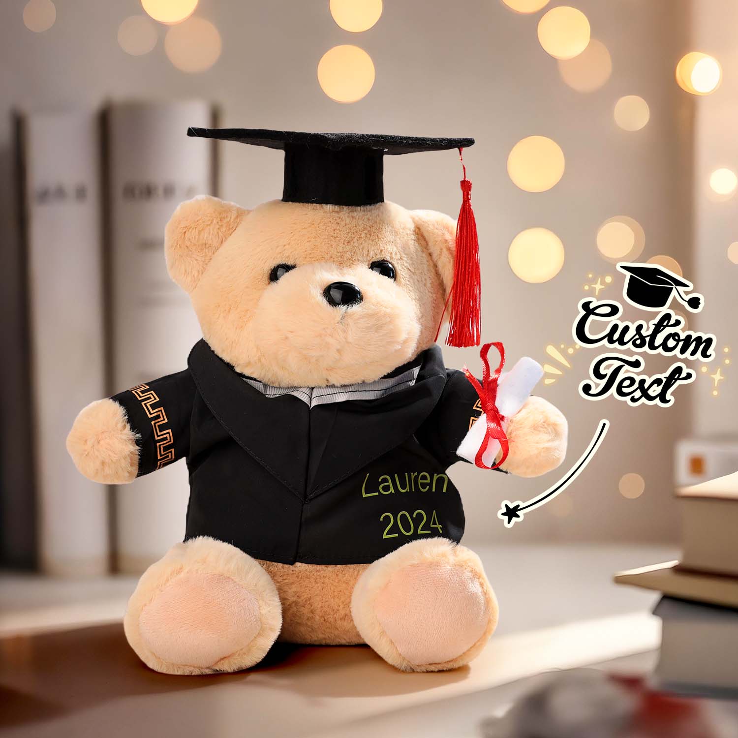 Personalized Graduation Teddy Bear Custom Dolls Graduation Gifts - soufeelau