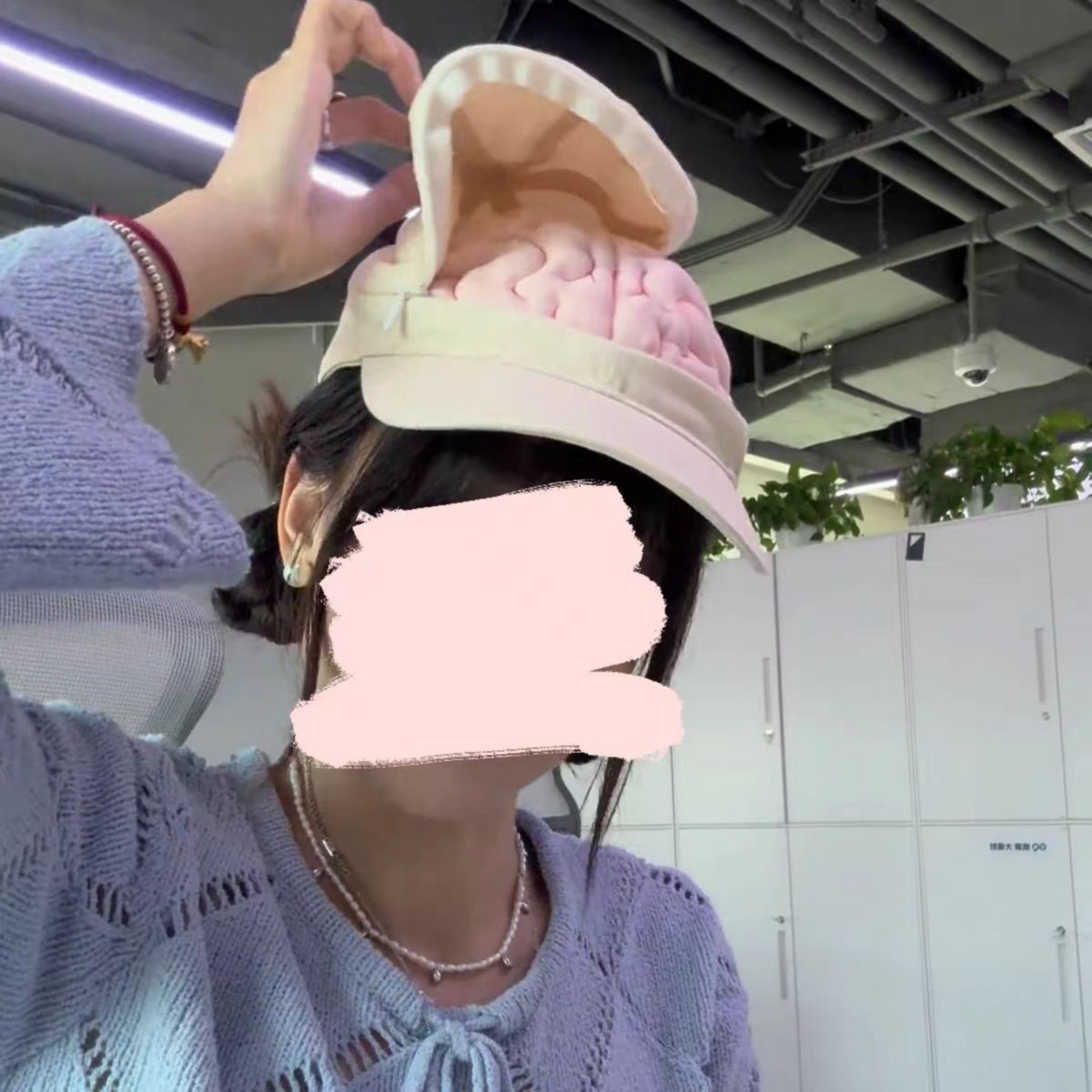 Brain Cap Can Be Opened And Closed Sun Hat Cute And Funny Hat Gifts for Friends Funny Gifts - soufeelau