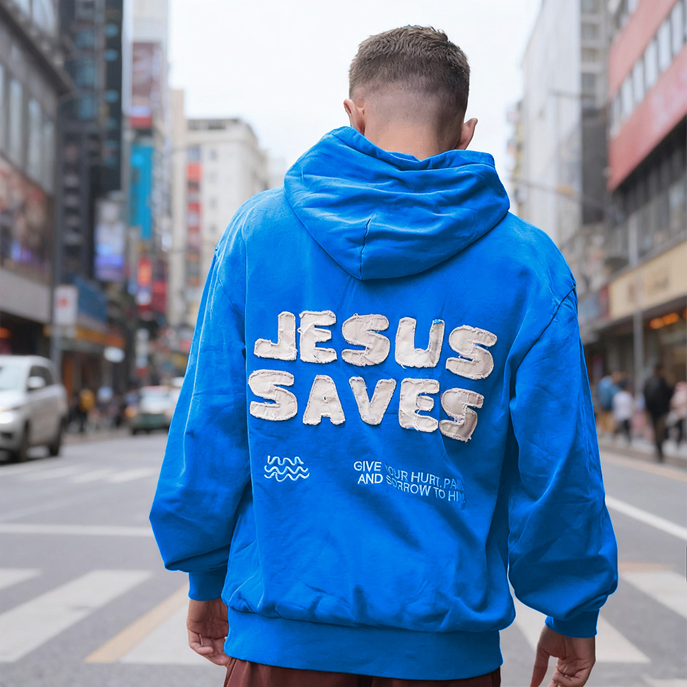 Living Word Hoodie Jesus Saves Hoodie Christian Gifts - soufeelau