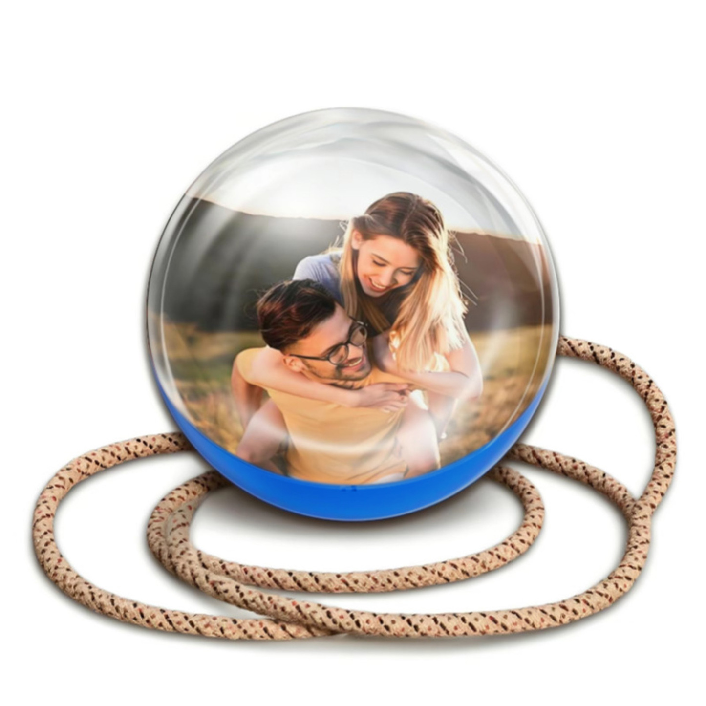 2.7inch Crystal Ball with Electronic Display DIY Video Import Possible Unique Gift for Home & Office Light-Up Sphere - soufeelau