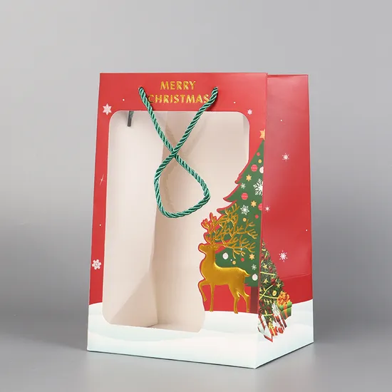 Gift Bag for Nesting Doll Red
