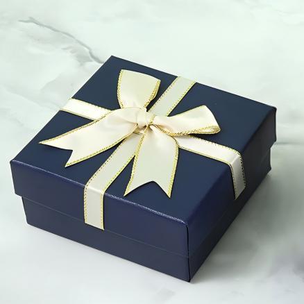 Navy Blue Square Gift Box 9*9*4cm - soufeelau