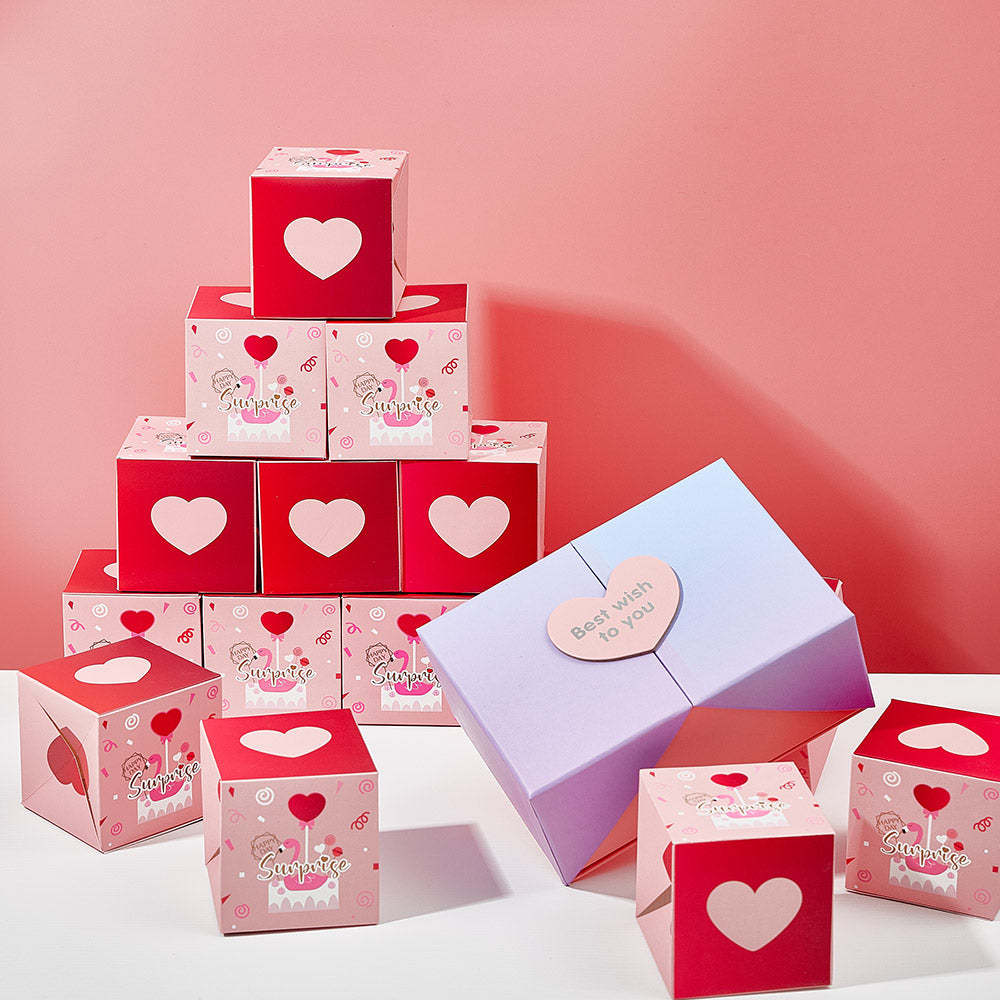 DIY Surprise Gift Box for Money Cash Pop Up Gift Box for Lover