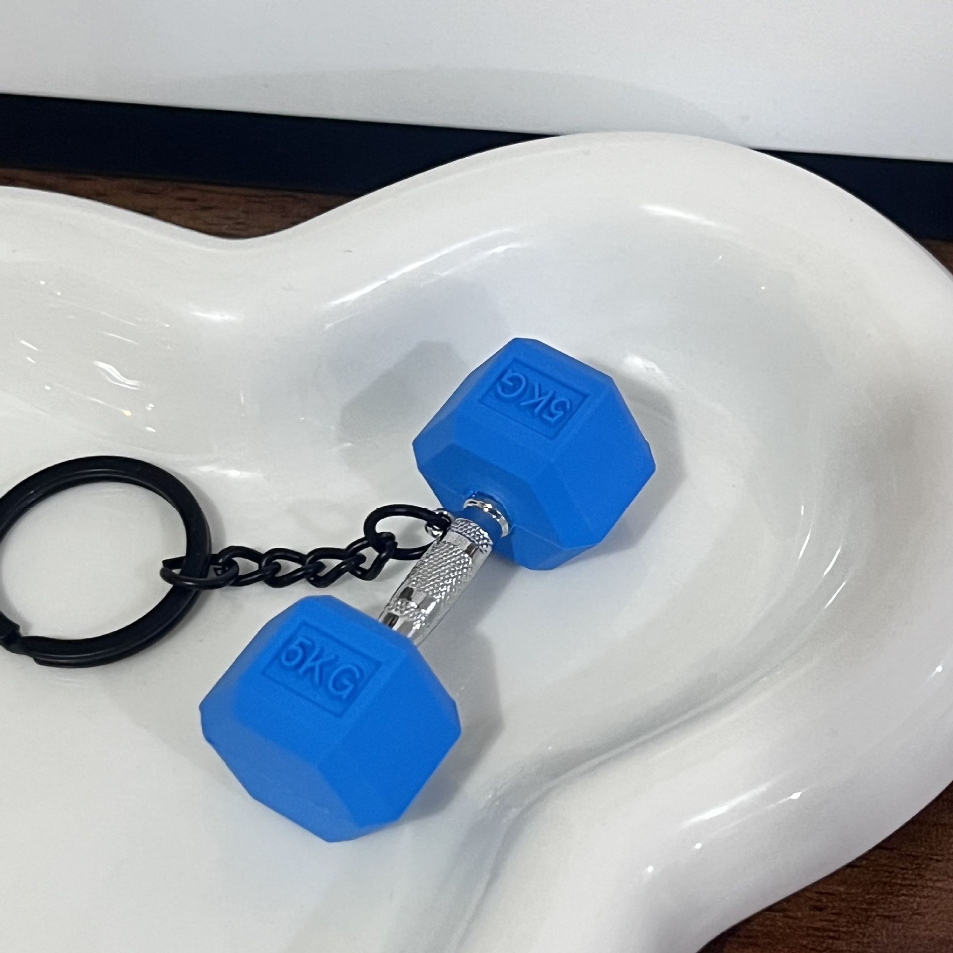 Weightlifting Dumbbells Keychain Accessories Equipment Mini Keychain - soufeelau