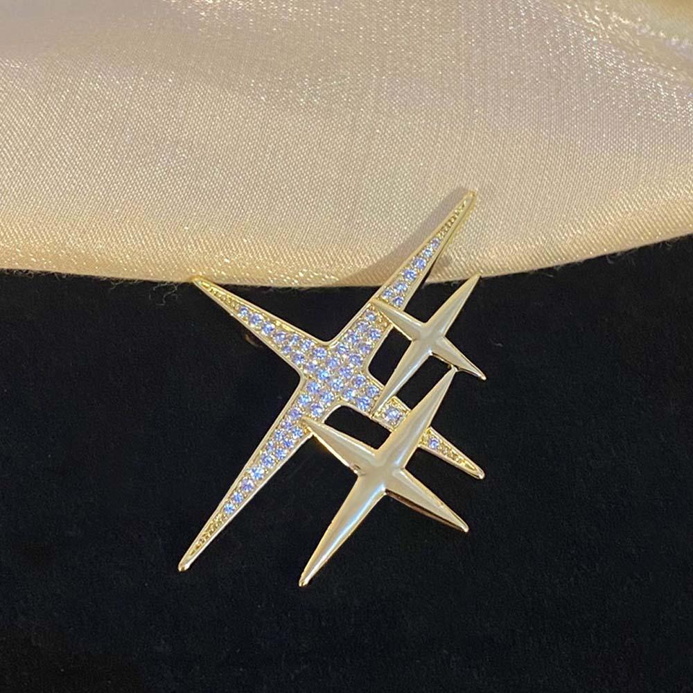 Star brooch Sweater Suit Accessories Wild Gifts For Her - soufeelau