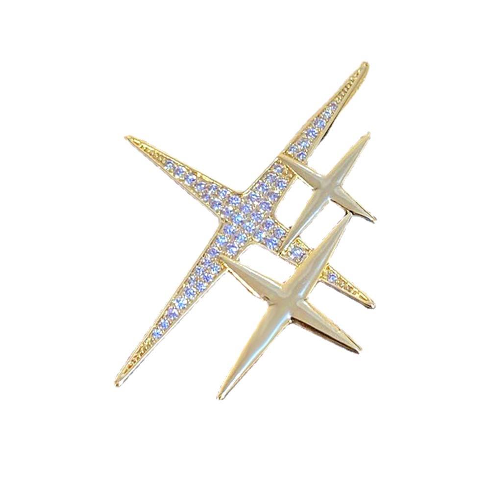 Star brooch Sweater Suit Accessories Wild Gifts For Her - soufeelau