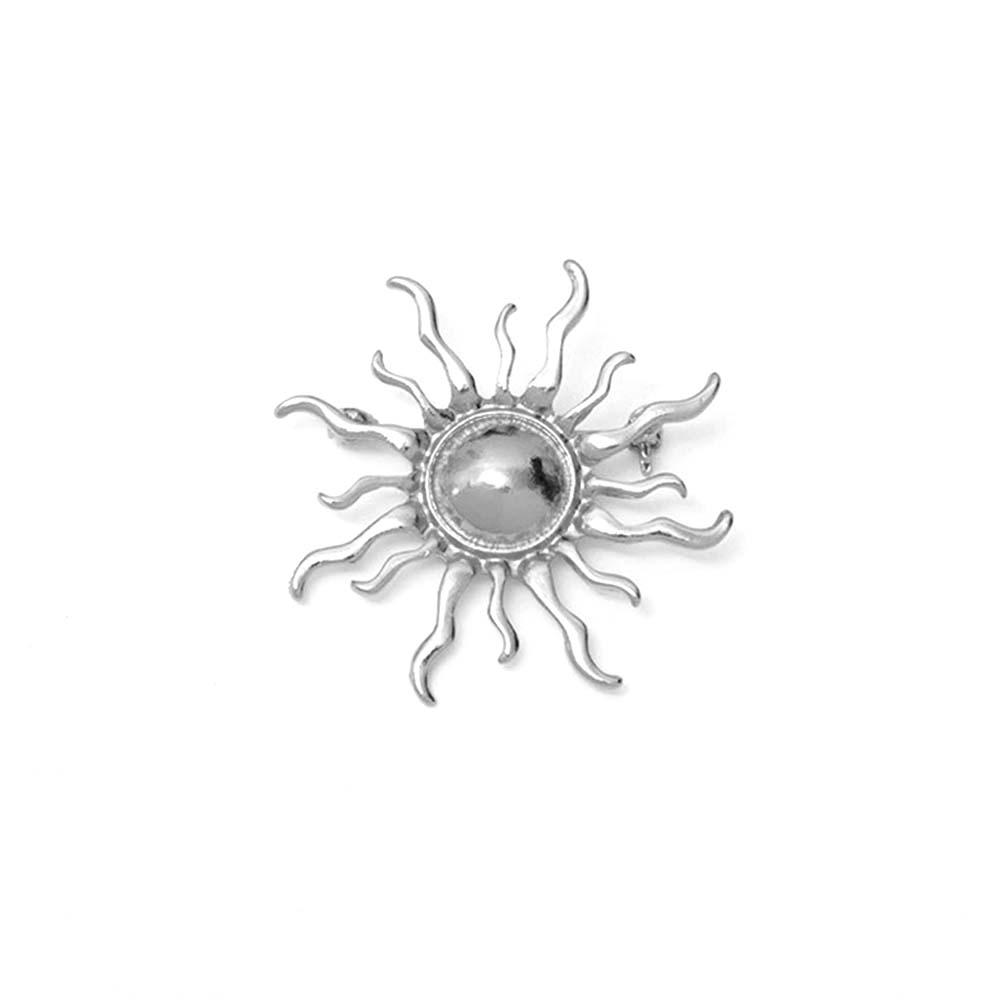Sun Brooch Vintage Gold Sun Pin Birthday Romantic Gift For Her - soufeelau