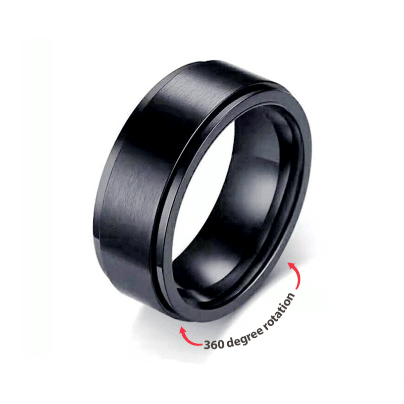 Simple Anxiety Ring Anti-Anxiety Relief Gift for Men Women - soufeelau