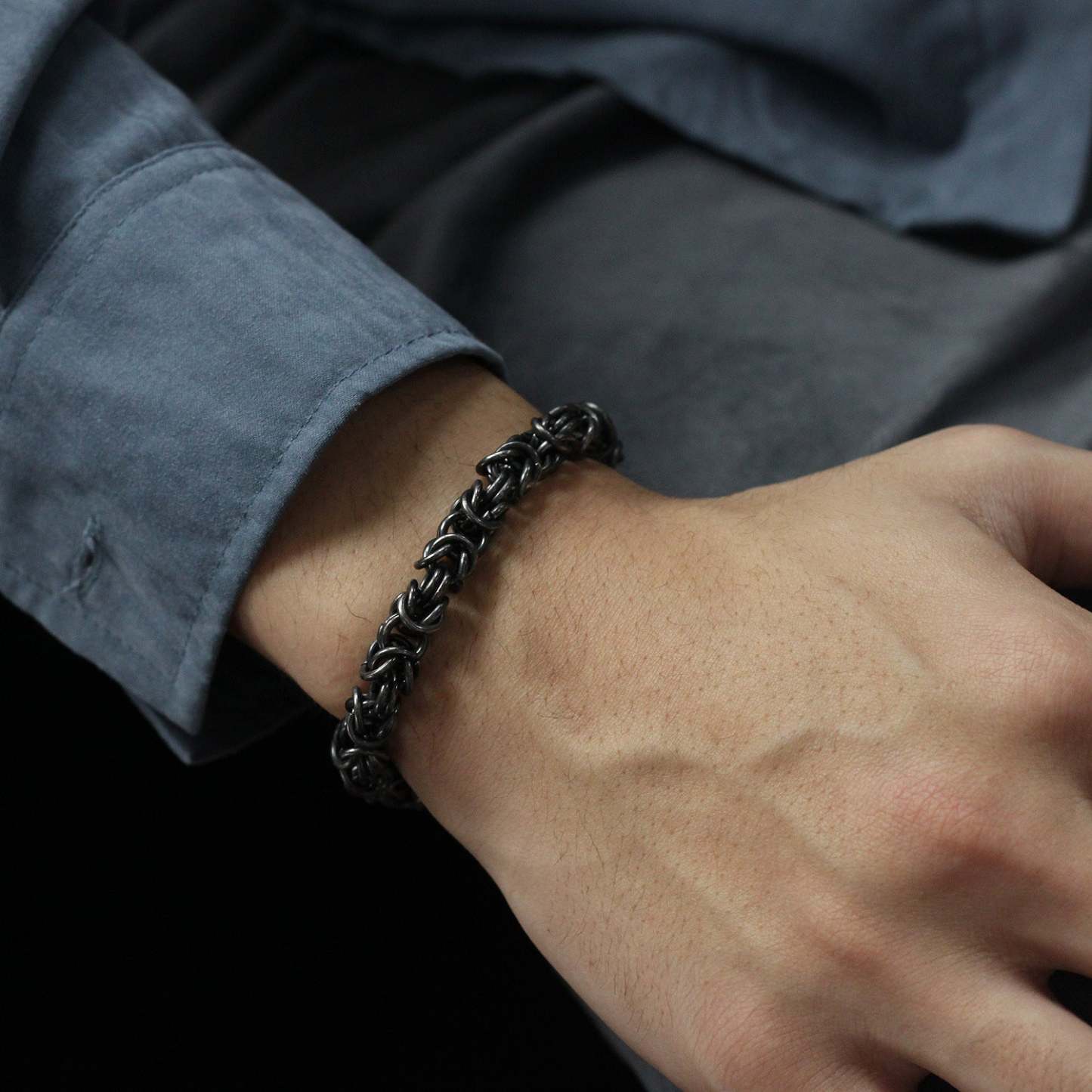 Hip-hop Men's Bracelet Fashion Style Magnetic Buckle Jewelry - soufeelau