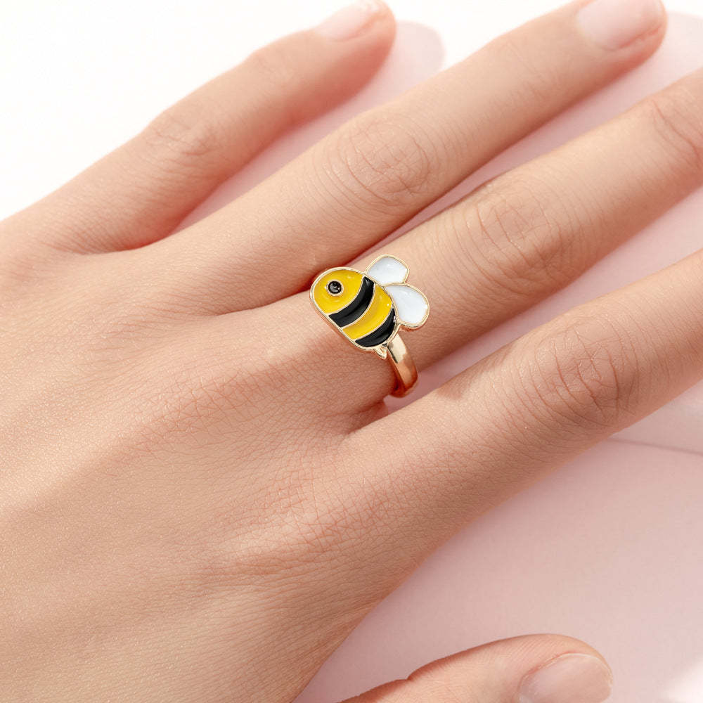 Fidget Rings for Anxiety Adjustable Rotating Rings for Women Girl Best Gifts for Birthday Holiday - soufeelau