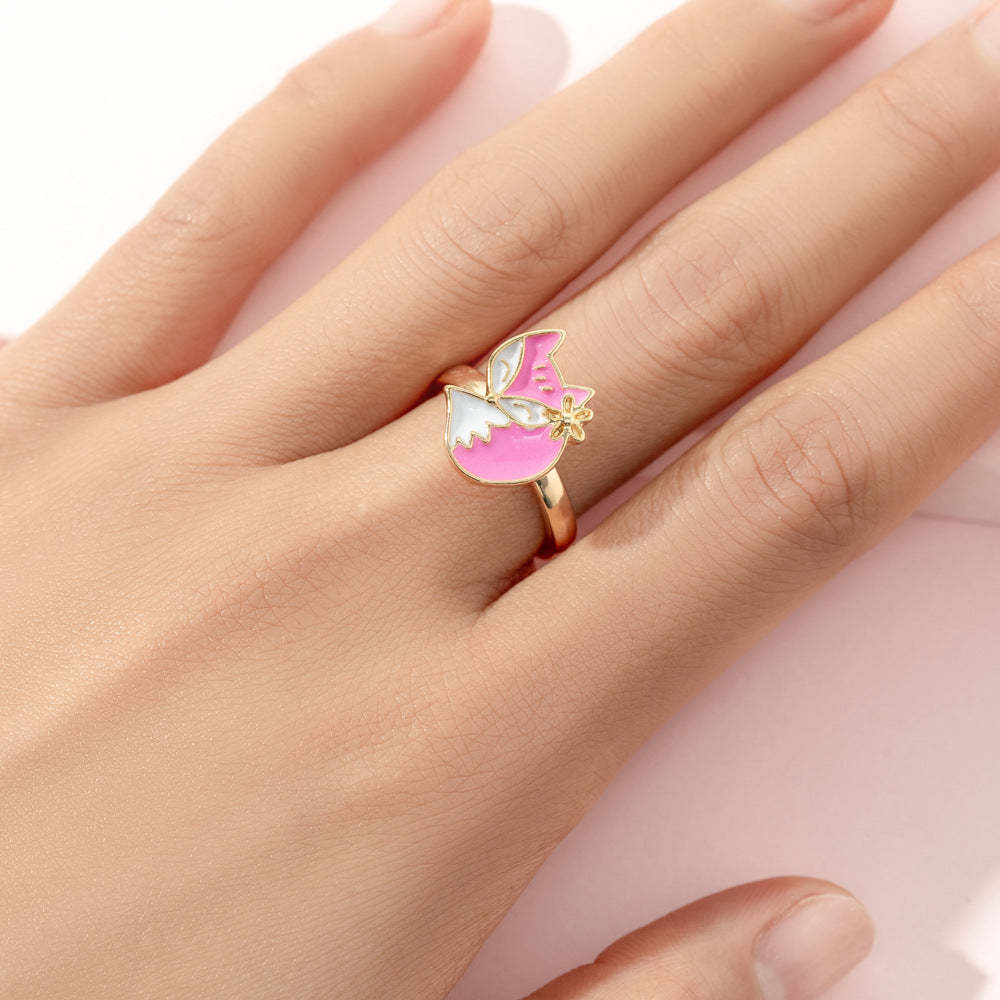 Fidget Rings for Anxiety Adjustable Rotating Rings for Women Girl Best Gifts for Birthday Holiday - soufeelau
