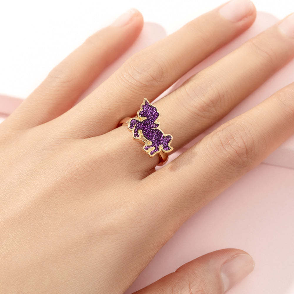 Fidget Rings for Anxiety Adjustable Rotating Rings for Women Girl Best Gifts for Birthday Holiday - soufeelau