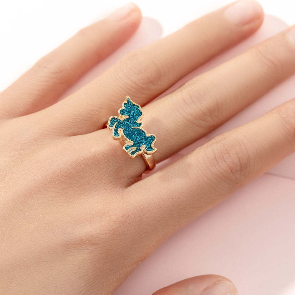 Fidget Rings for Anxiety Adjustable Rotating Rings for Women Girl Best Gifts for Birthday Holiday - soufeelau
