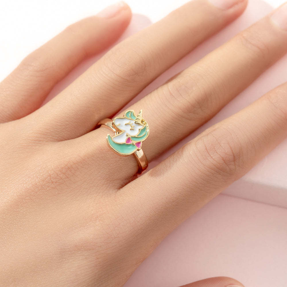 Fidget Rings for Anxiety Adjustable Rotating Rings for Women Girl Best Gifts for Birthday Holiday - soufeelau