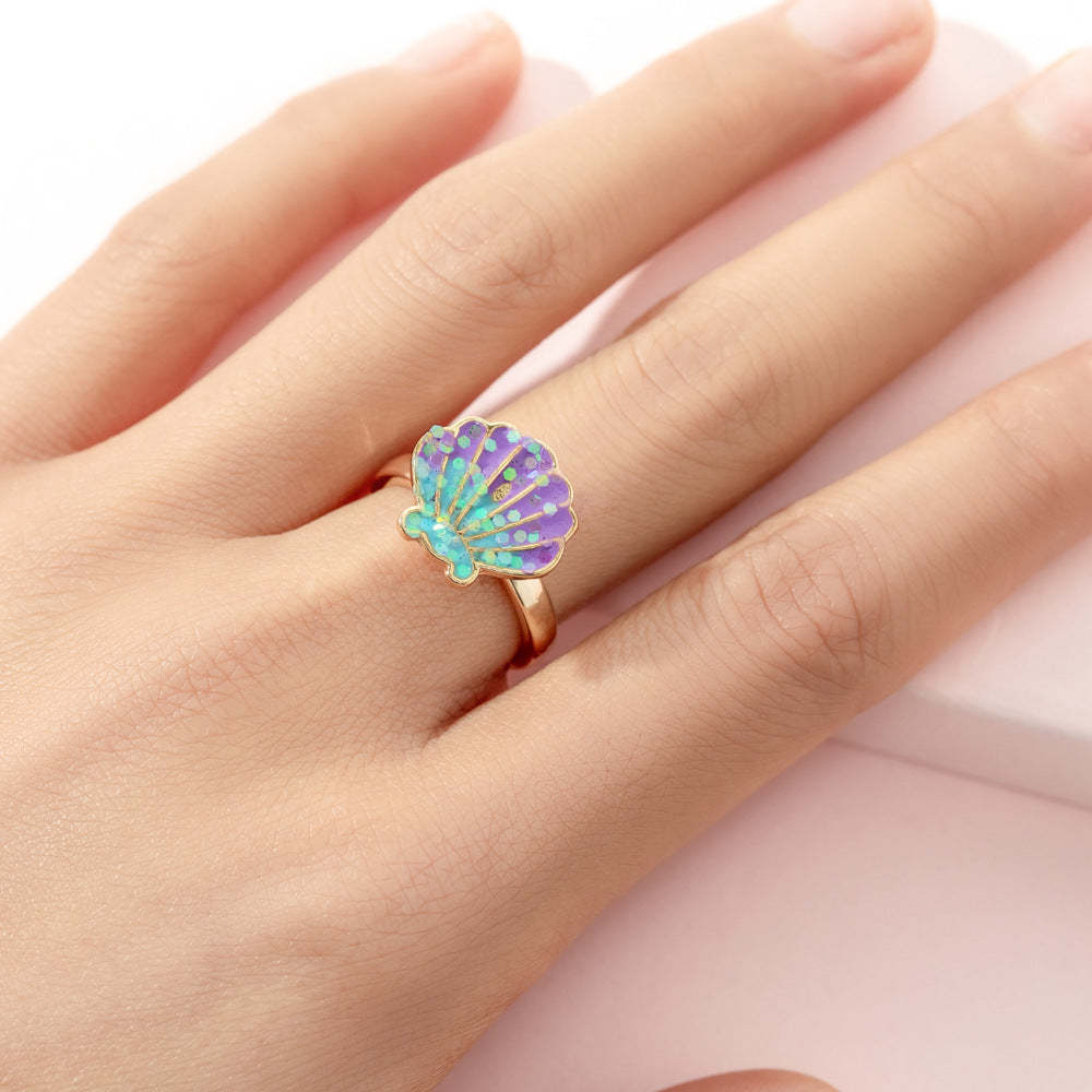 Fidget Rings for Anxiety Adjustable Rotating Rings for Women Girl Best Gifts for Birthday Holiday - soufeelau