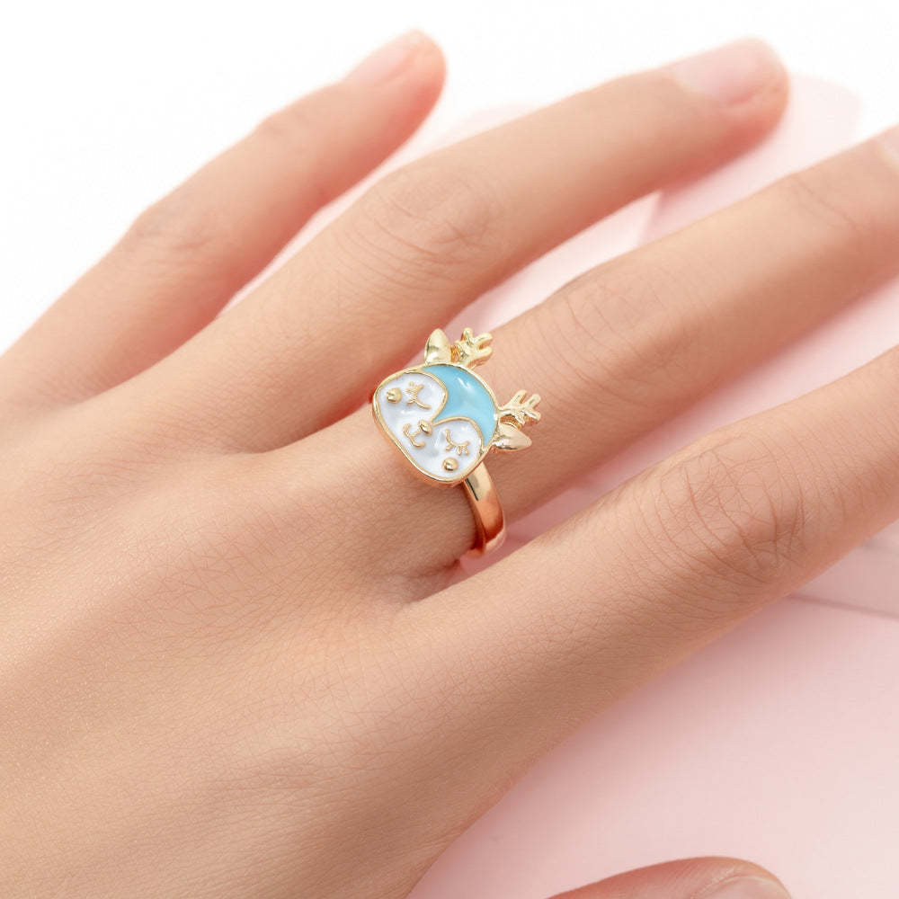 Fidget Rings for Anxiety Adjustable Rotating Rings for Women Girl Best Gifts for Birthday Holiday - soufeelau