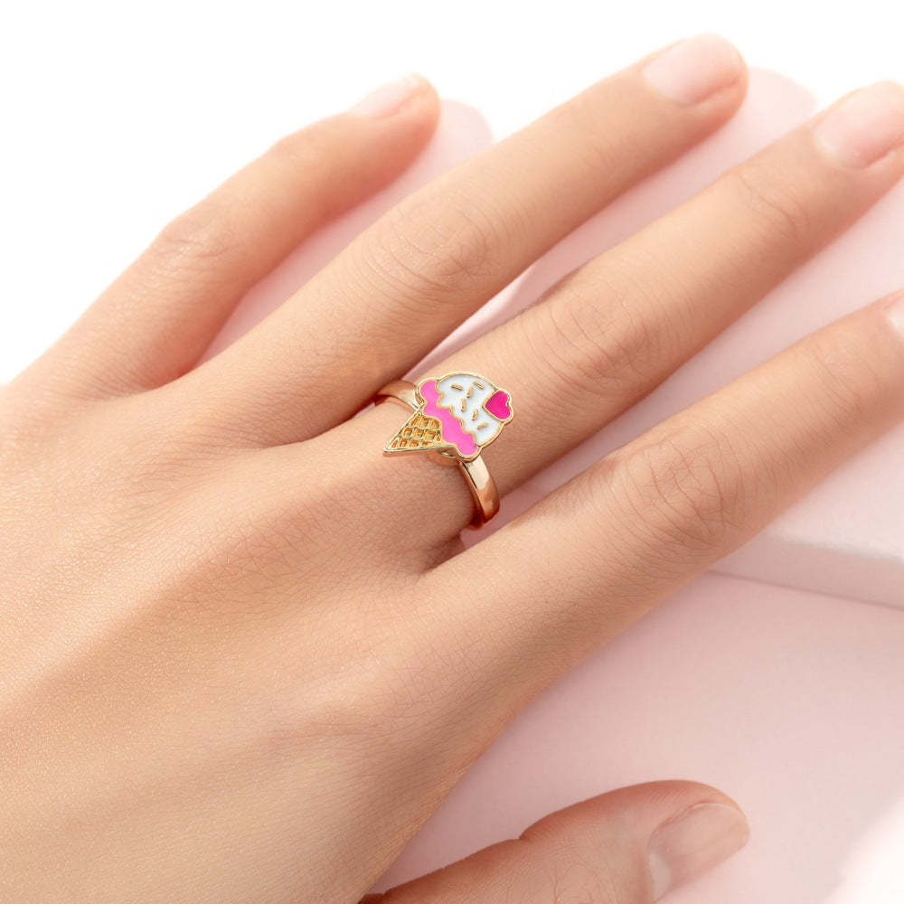 Fidget Rings for Anxiety Adjustable Rotating Rings for Women Girl Best Gifts for Birthday Holiday - soufeelau