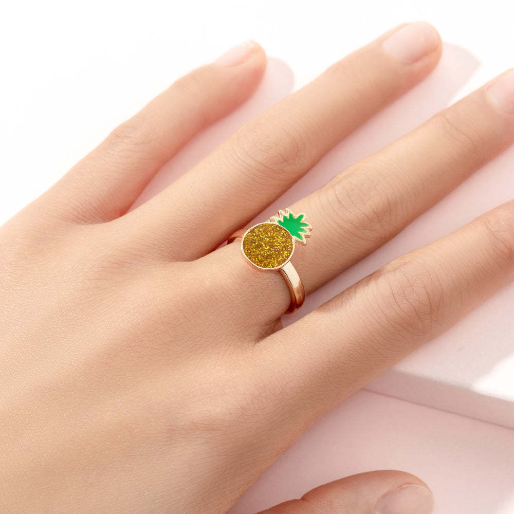 Fidget Rings for Anxiety Adjustable Rotating Rings for Women Girl Best Gifts for Birthday Holiday - soufeelau