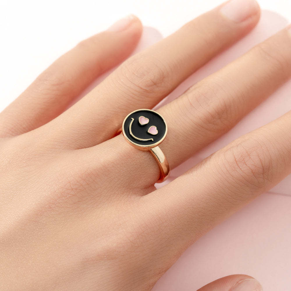 Fidget Rings for Anxiety Adjustable Rotating Rings for Women Girl Best Gifts for Birthday Holiday - soufeelau