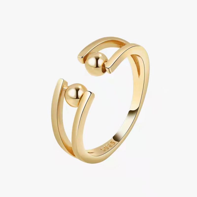 Rotating Ring Relieving Anxiety Adjustable Spinner Ring Jewelry Gift for Women Men - soufeelau
