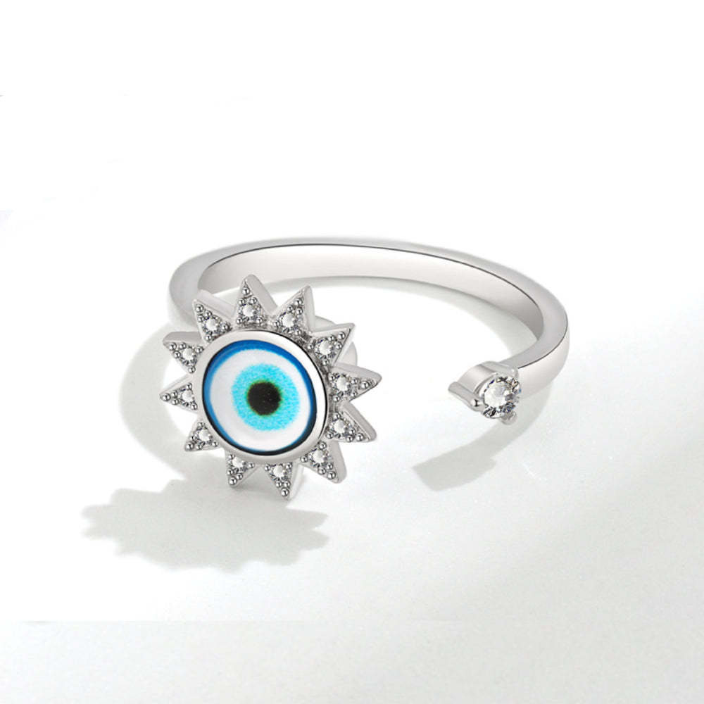 Fidget Anxiety Ring Open Adjustable Spinner Ring Jewelry Gifts for Women Girl - soufeelau