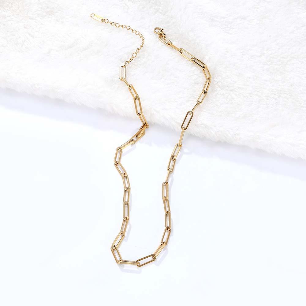 Gold Minimalist Necklace Gift For Women Necklace Dainty And Thin Necklace - soufeelau