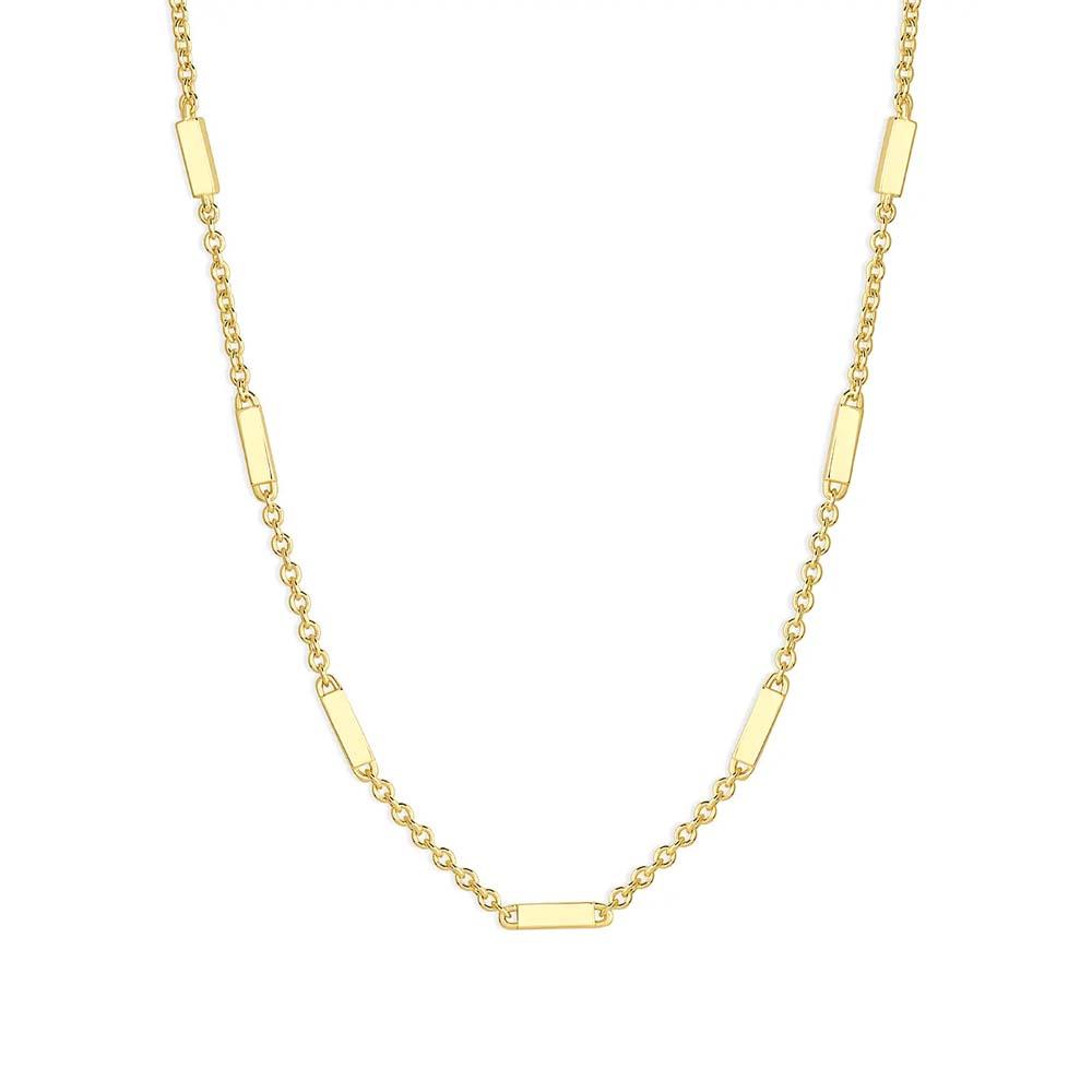 Gold Classic Necklace Minimalist Chain Dainty and Thin Necklace Gift For Women - soufeelau