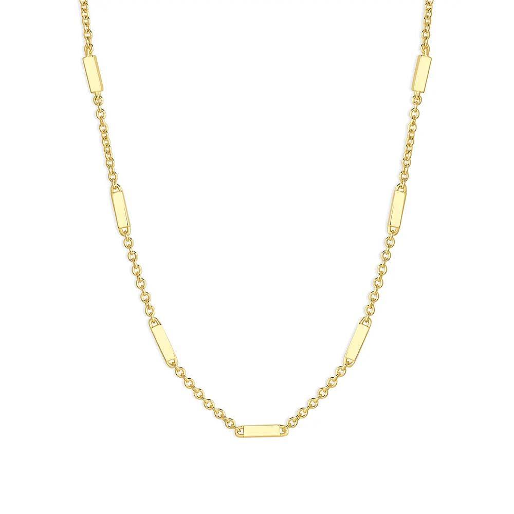 Gold Classic Necklace Minimalist Chain Dainty and Thin Necklace Gift For Women - soufeelau