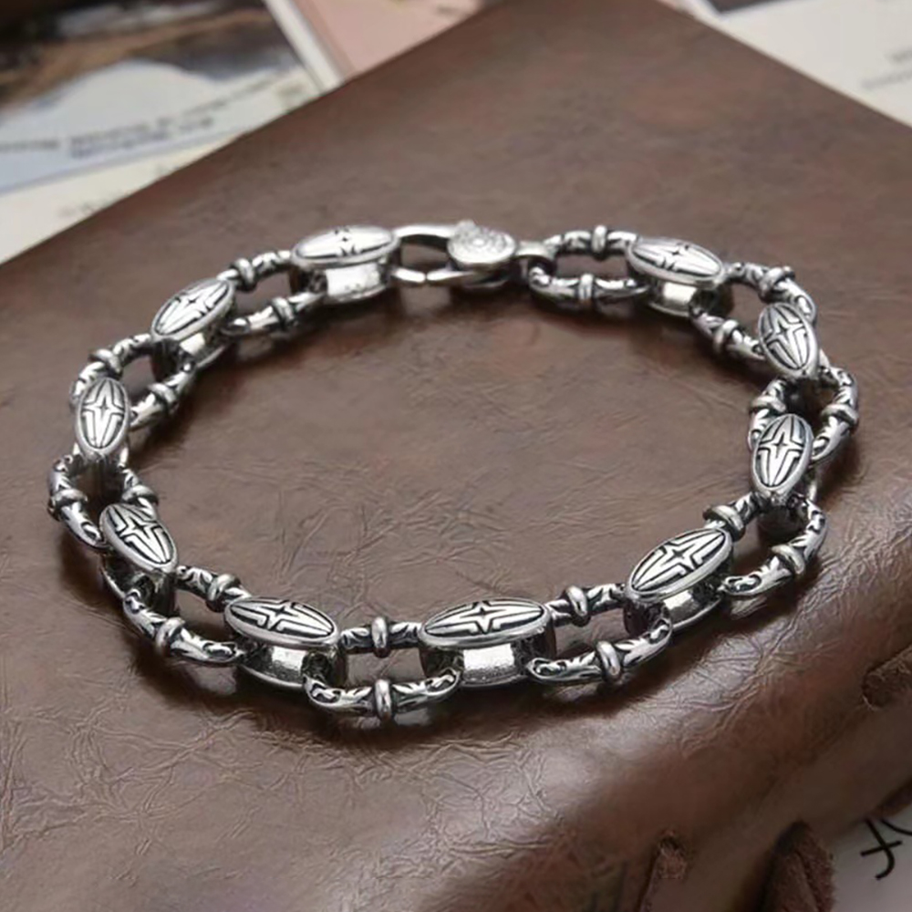 Men's Bracelet Rattan Grass Bracelet Vintage Punk Bracelet Gift For Boyfriend - soufeelau