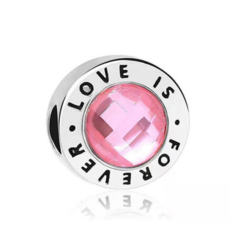 Love is Forever charm for Bracelets Gift for Her - soufeelau