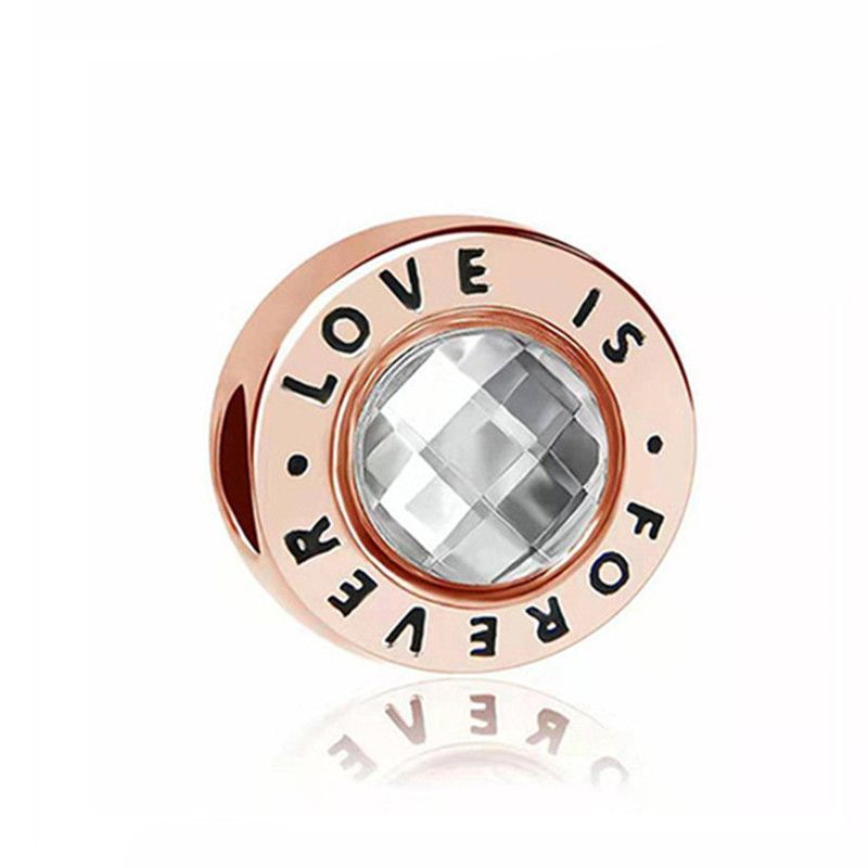 Love is Forever charm for Bracelets Gift for Her - soufeelau