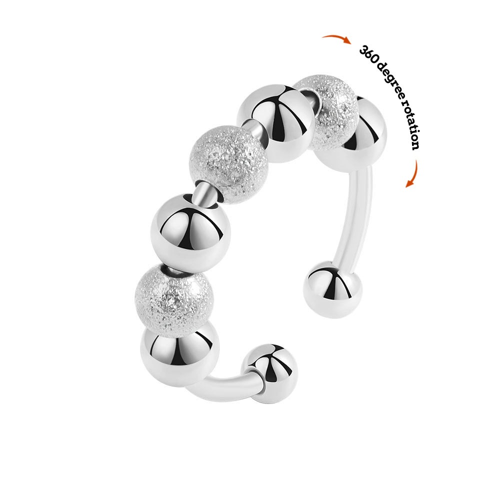 Anxiety Ring Adjustable Anxiety Relief Decompression Ring Jewelry Gift - soufeelau