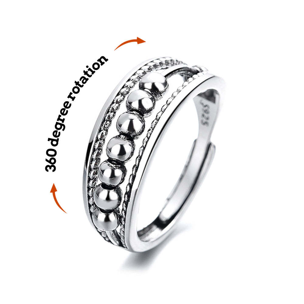 Adjustable Anxiety Ring Anxiety Relief Decompression Ring Jewelry Gift - soufeelau