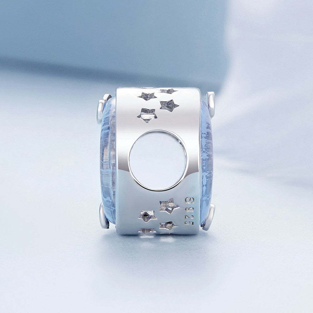 aurora stars moon charm 925 sterling silver xs1958
