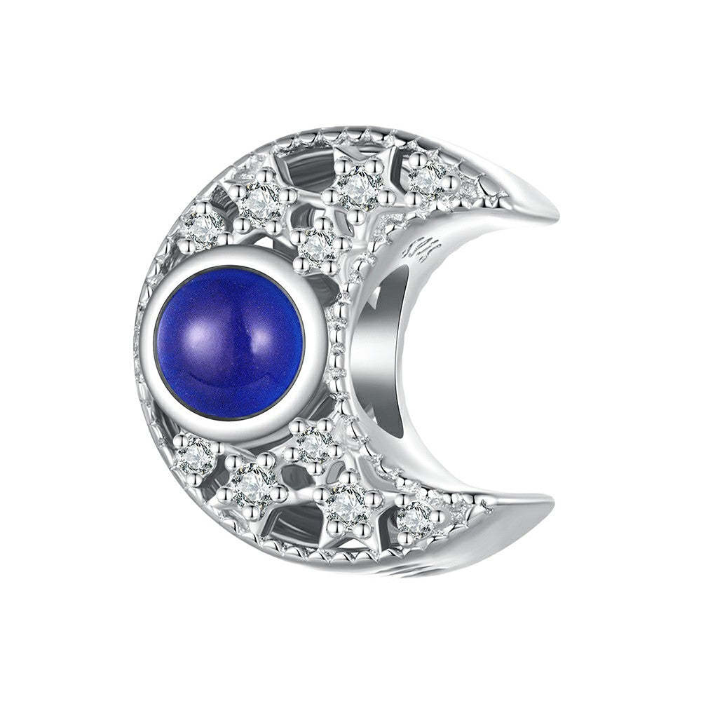 temperature discoloration diamond moon charm 925 sterling silver xs1981
