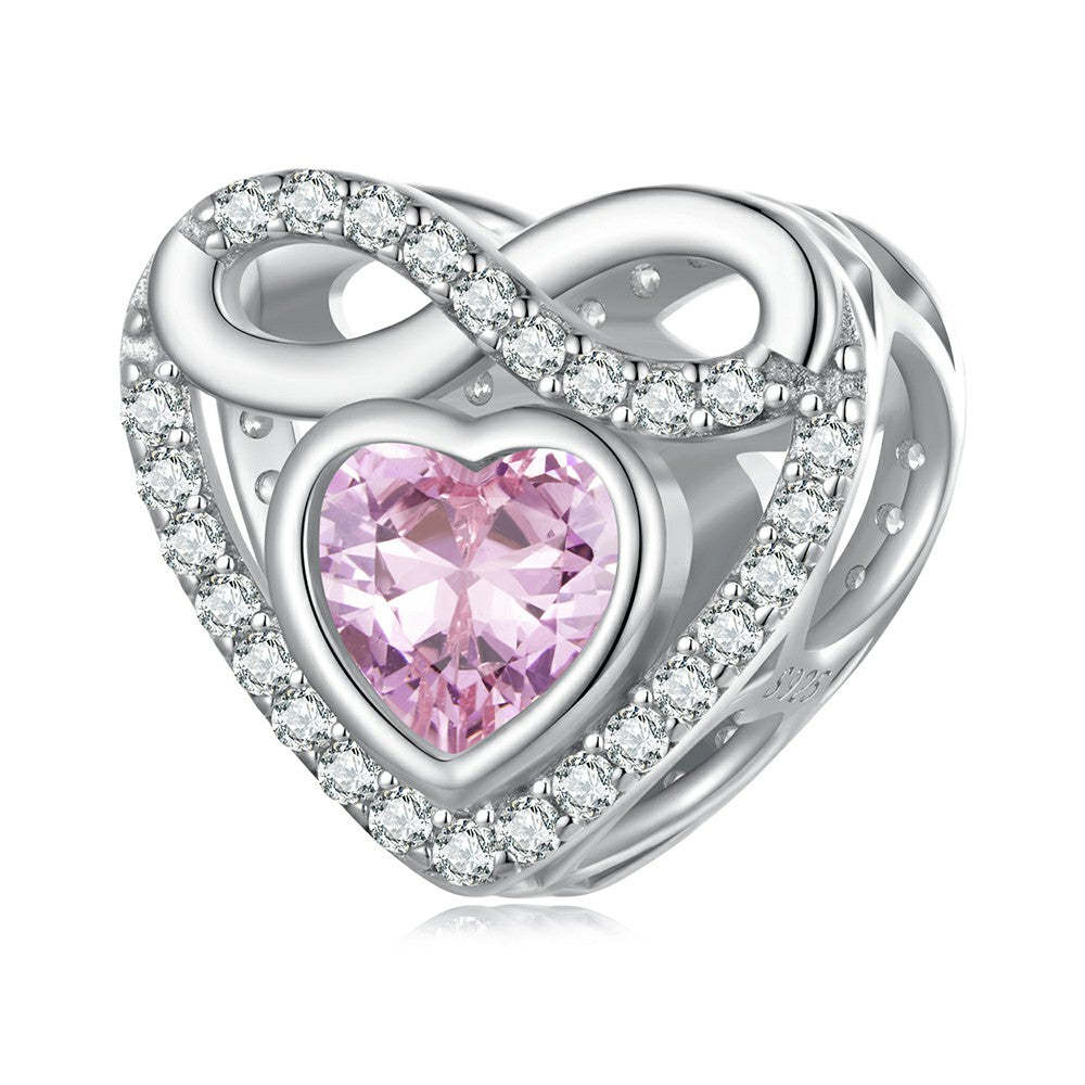 eternal heart charm 925 sterling silver xs2000