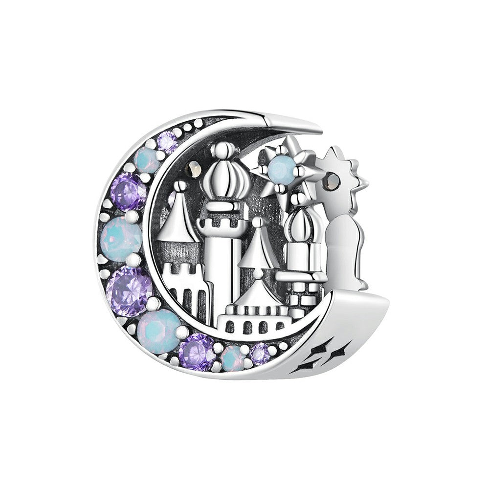 moonlight castle charm 925 sterling silver xs2032