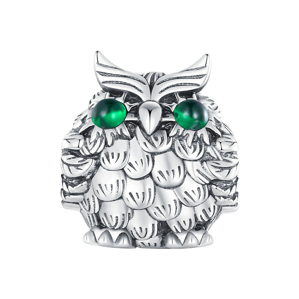exquisite owl charm 925 sterling silver xs2038